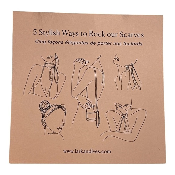 MINIMALIST HAIR SCARF BUNDLE Set of Two - Picture 4 of 5